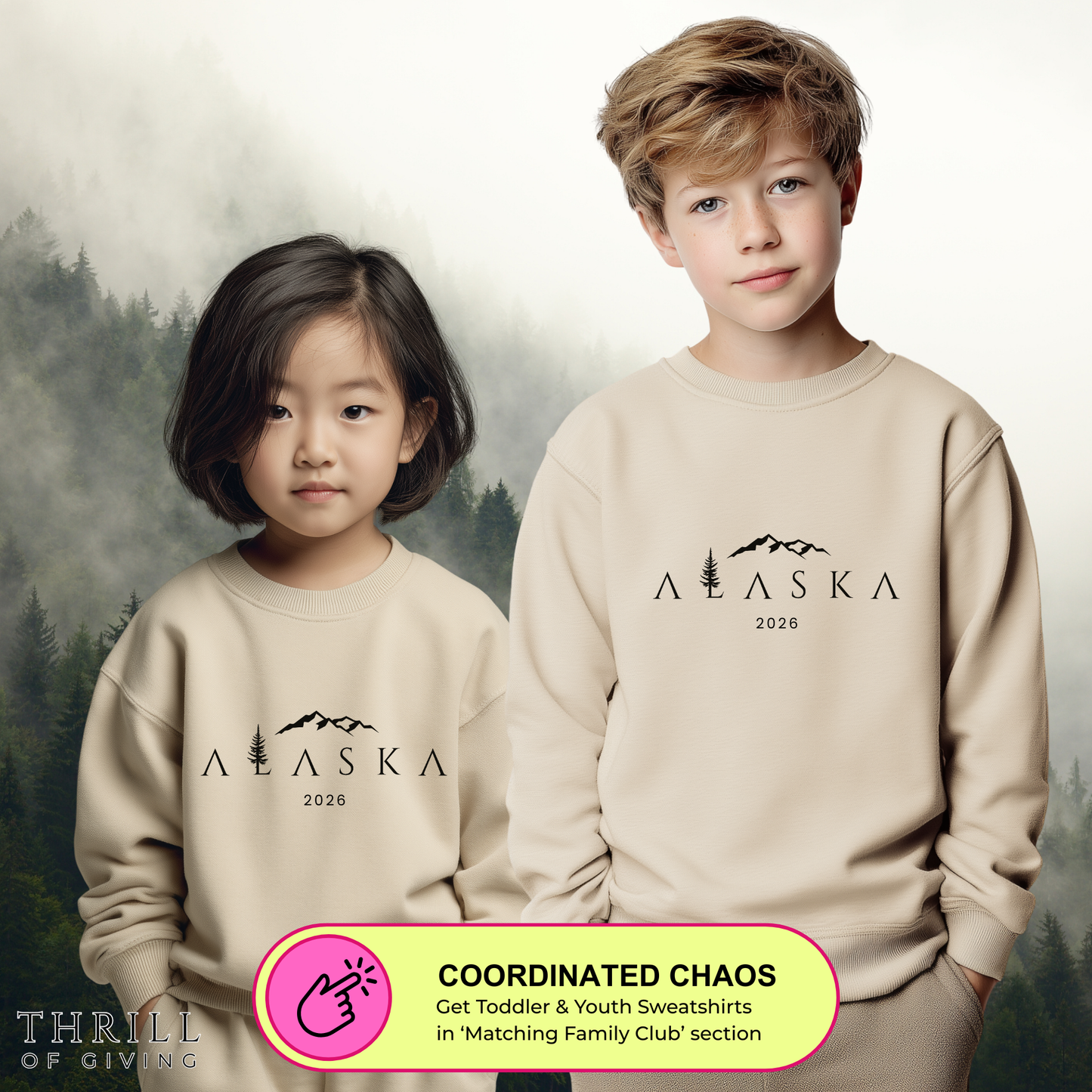 ALASKA Sweatshirt - The Ultimate Travel Buddy