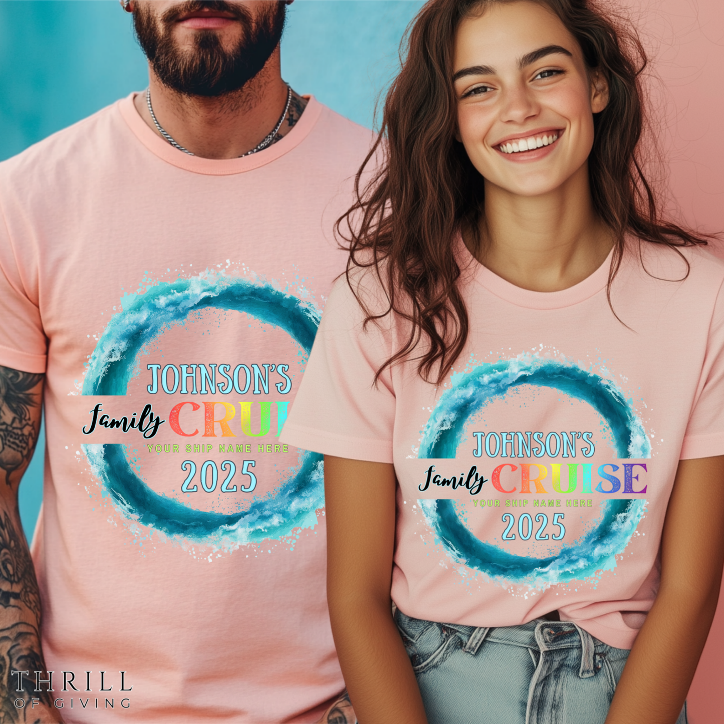 Personalized CRUISE Family T-shirt