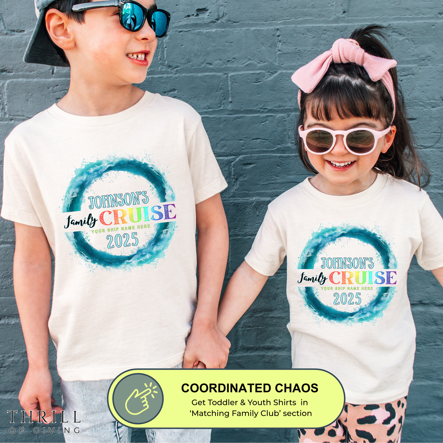 Personalized CRUISE Family T-shirt