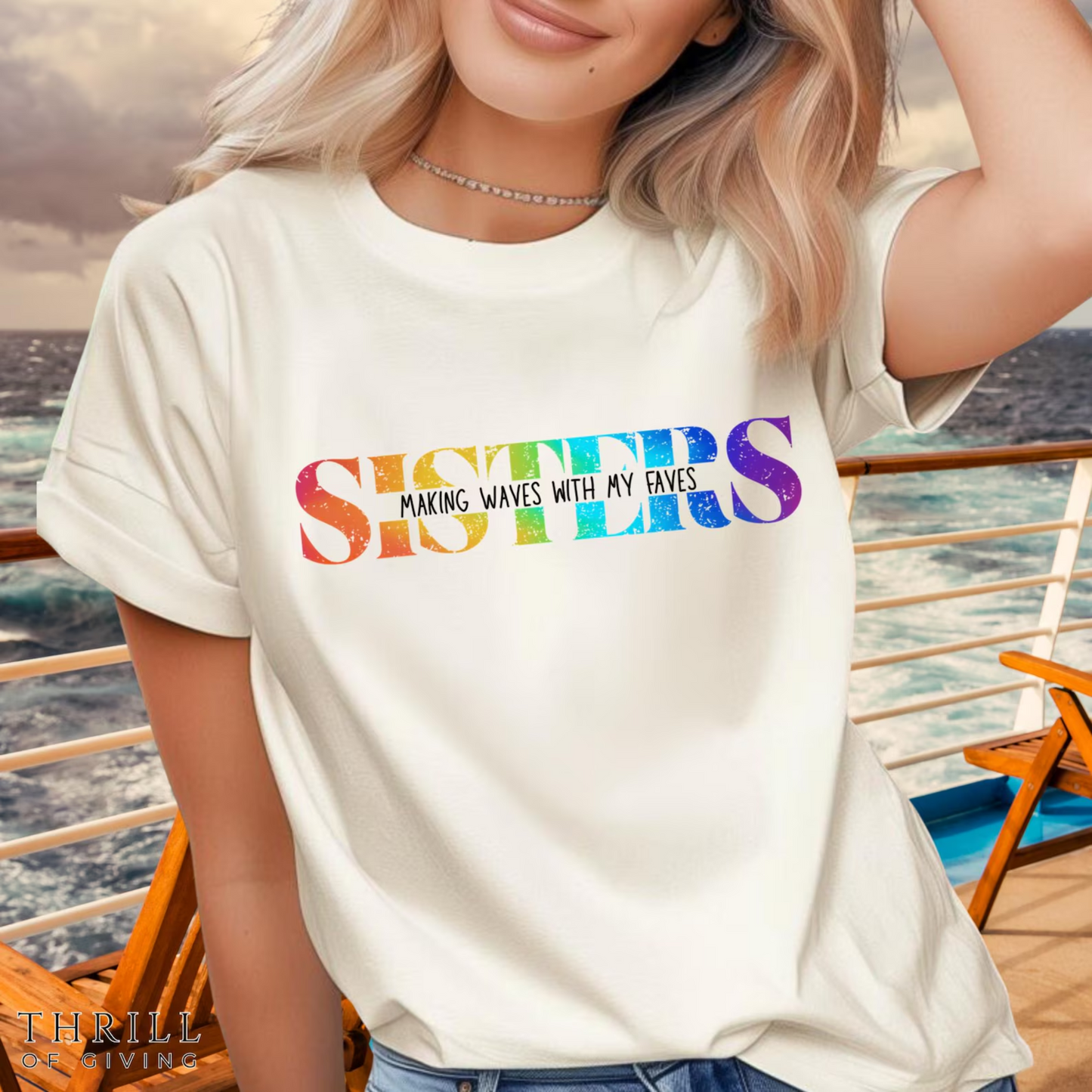 SISTER'S Beach & Cruise Vacay T-shirt