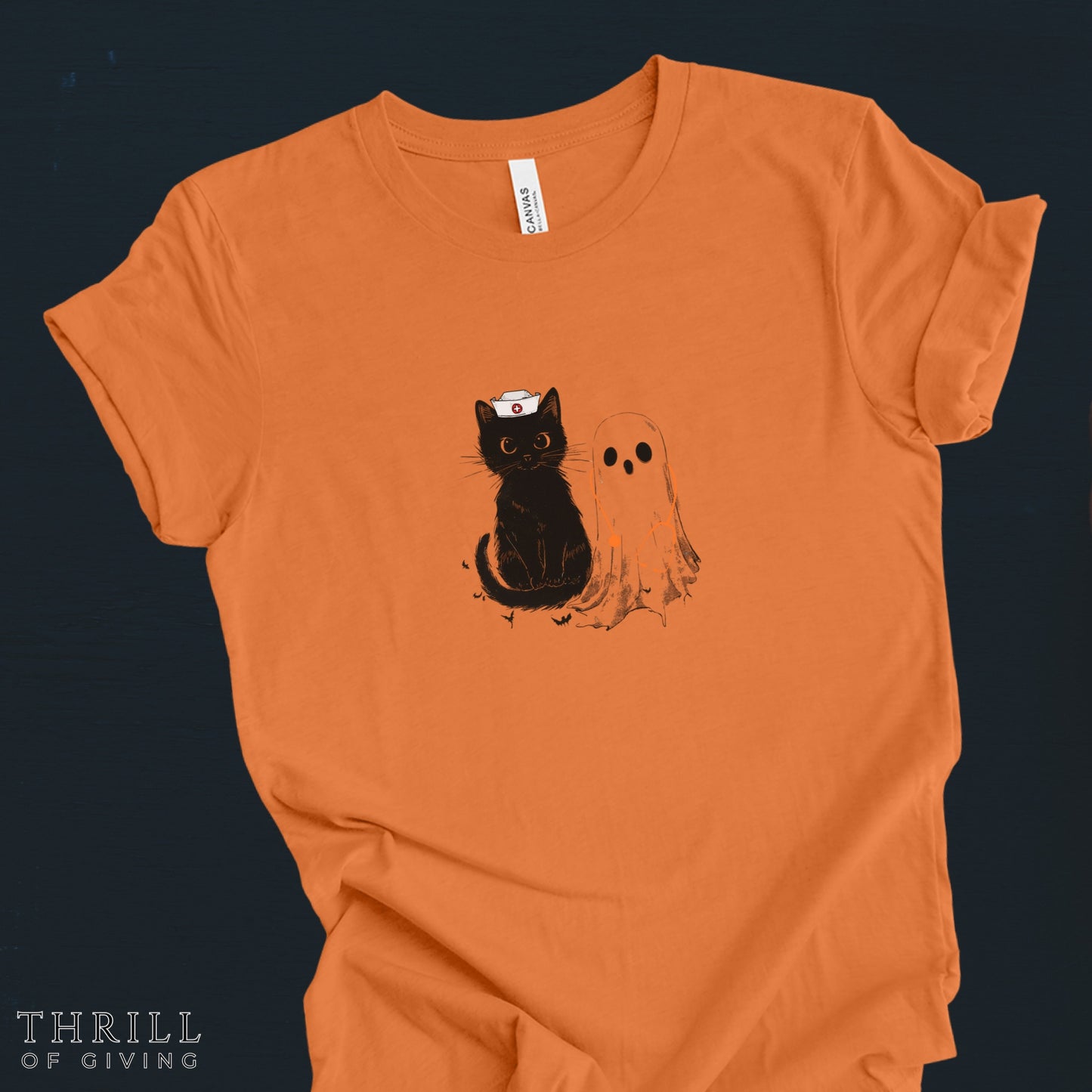 Spooky Nurse Halloween T-shirt