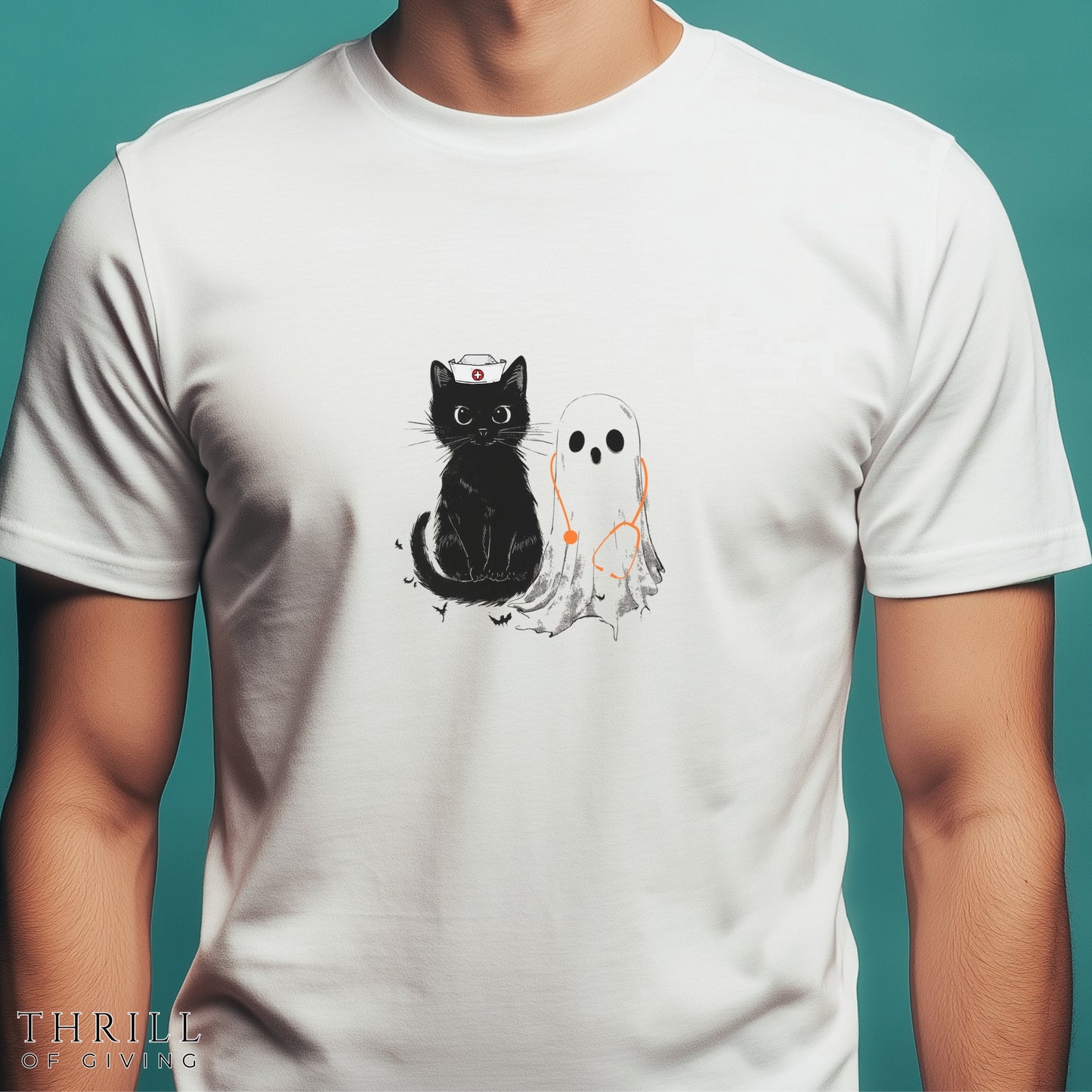 Spooky Nurse Halloween T-shirt