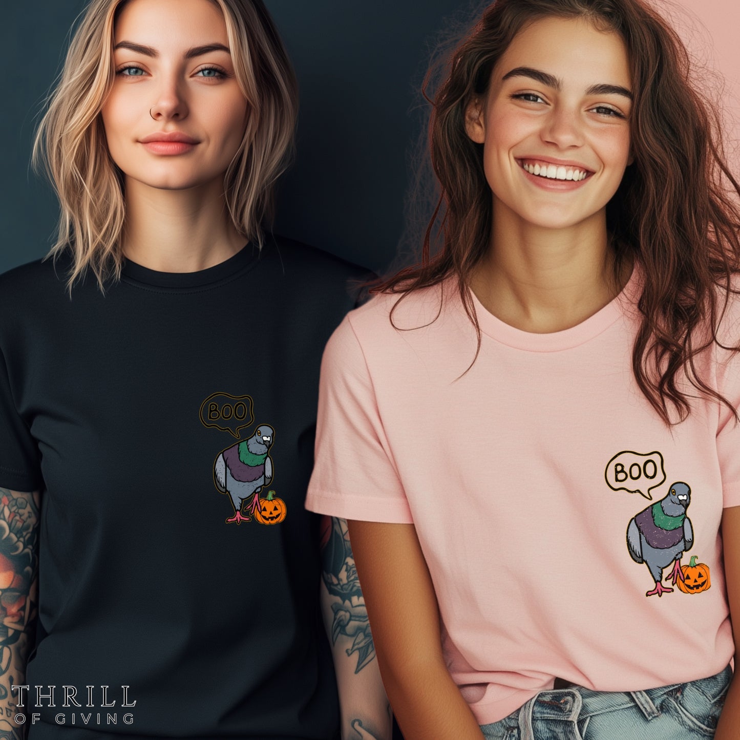 BOO Pigeon Halloween T-shirt