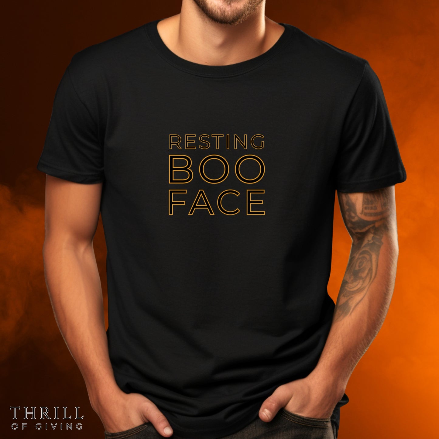 Resting BOO Face Funny Halloween shirt - Unisex