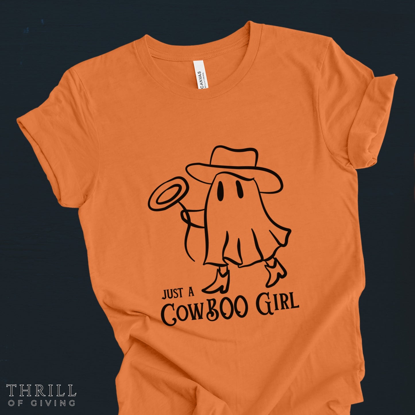 Cowgirl Halloween shirt - Cute Girly Ghost Cowgirl