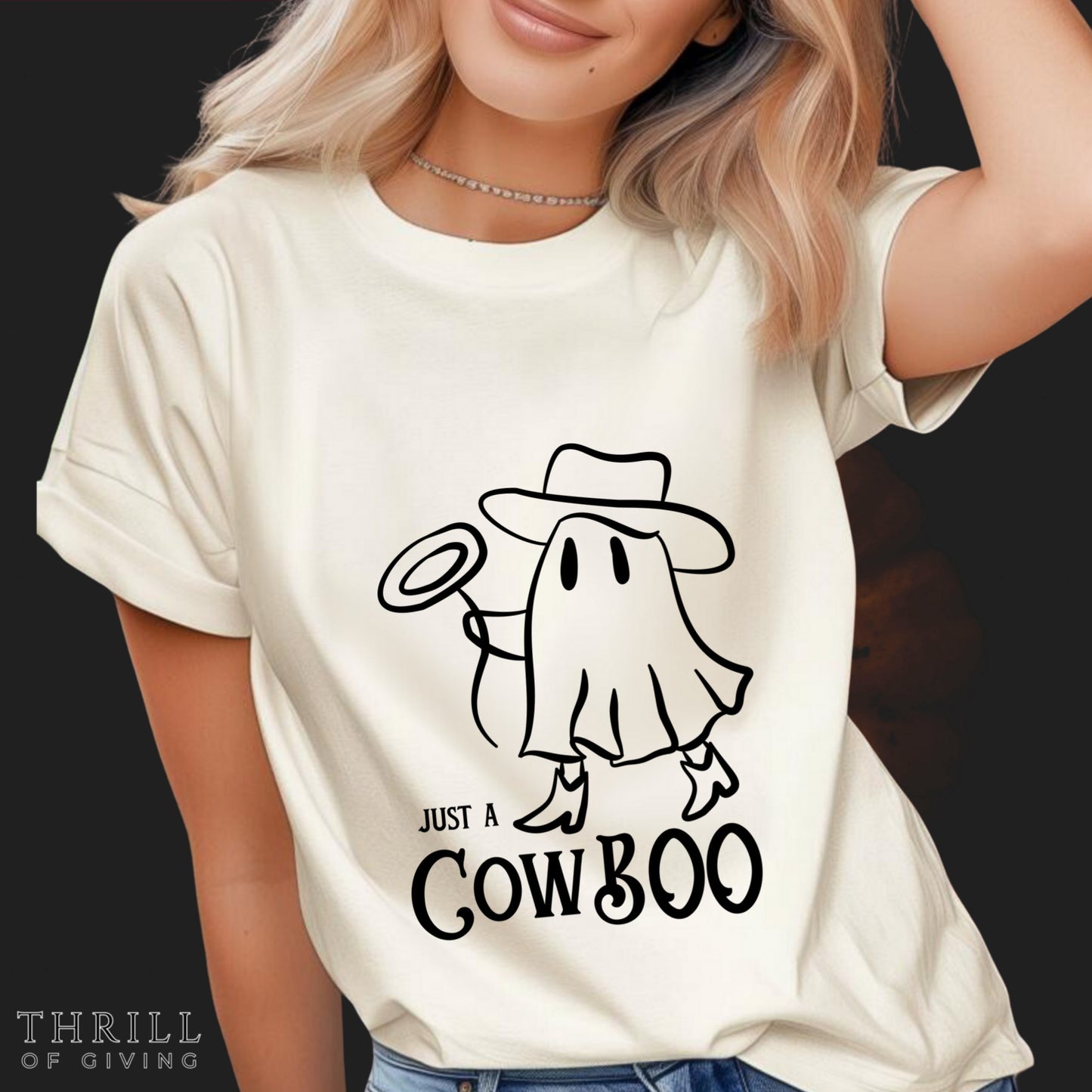 CowBOO Halloween shirt - CowBOY Ghost shirt