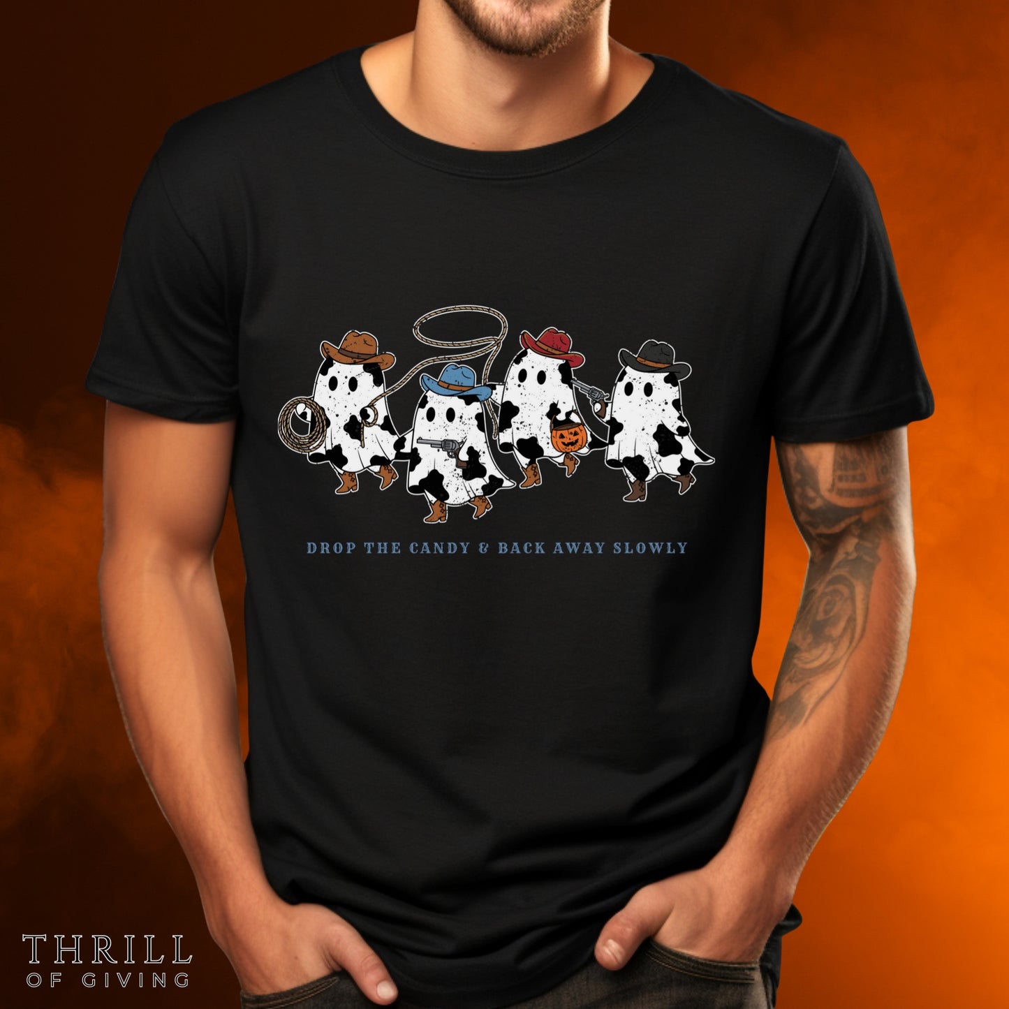 Funny Halloween shirt - Drop the Candy and Back Away Slowly