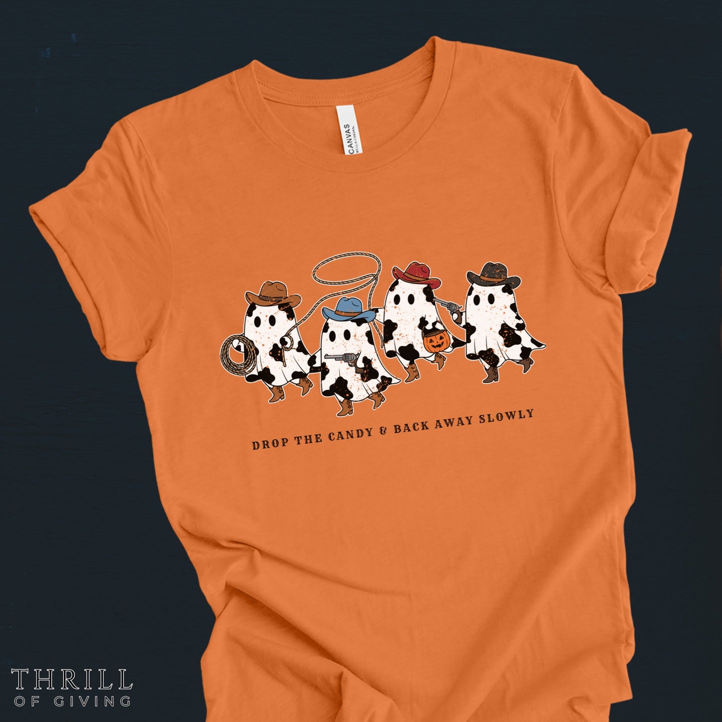 Funny Halloween shirt - Drop the Candy and Back Away Slowly
