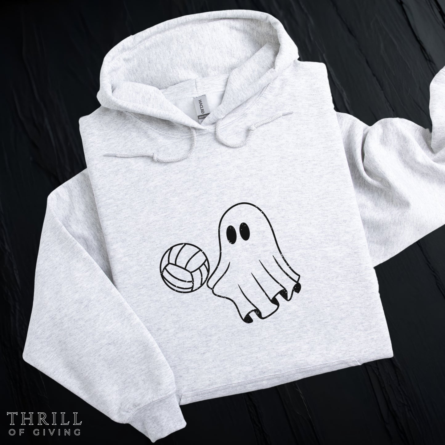 Volleyball Ghost Hoodie - Unisex Halloween hoodie