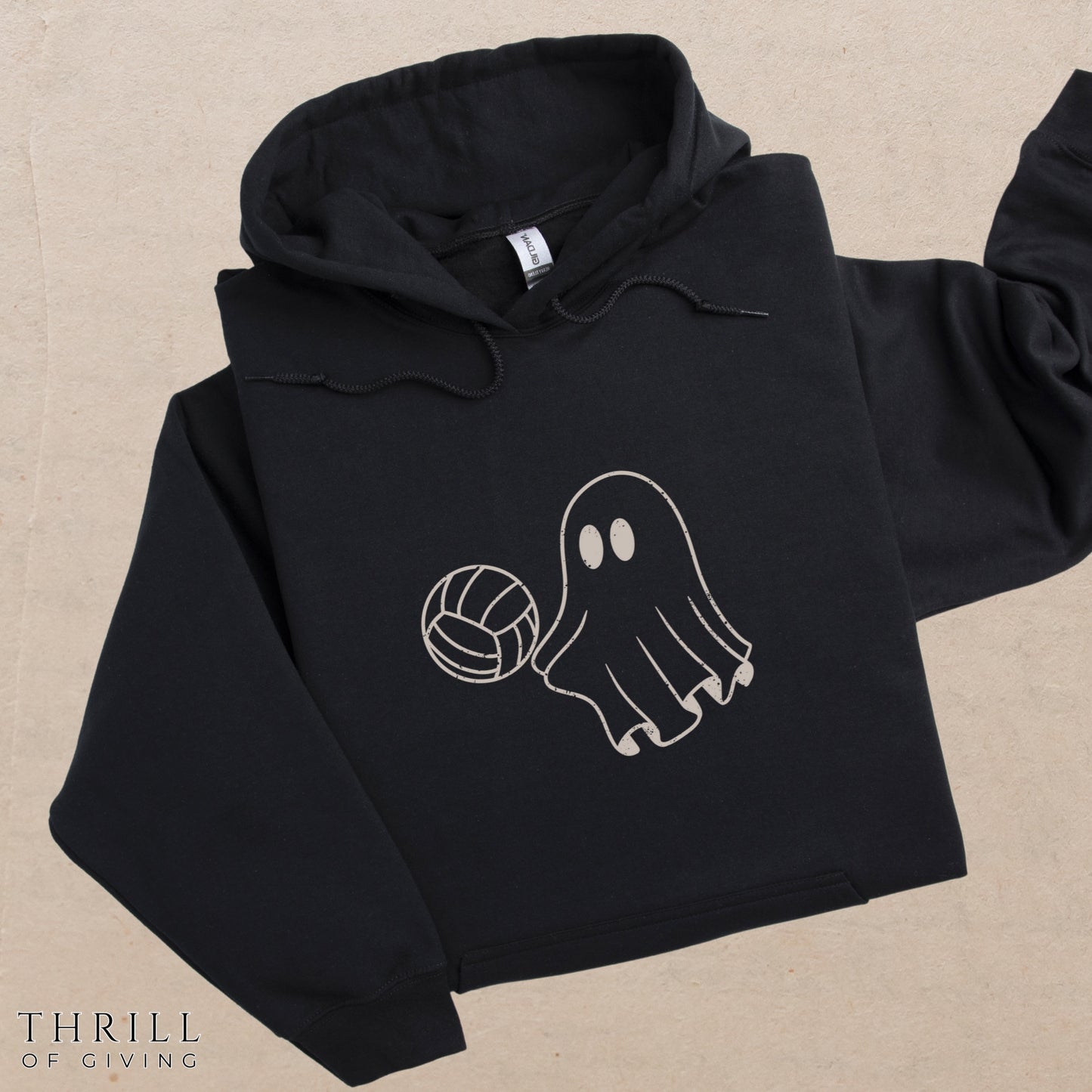 Volleyball Ghost Hoodie - Unisex Halloween hoodie