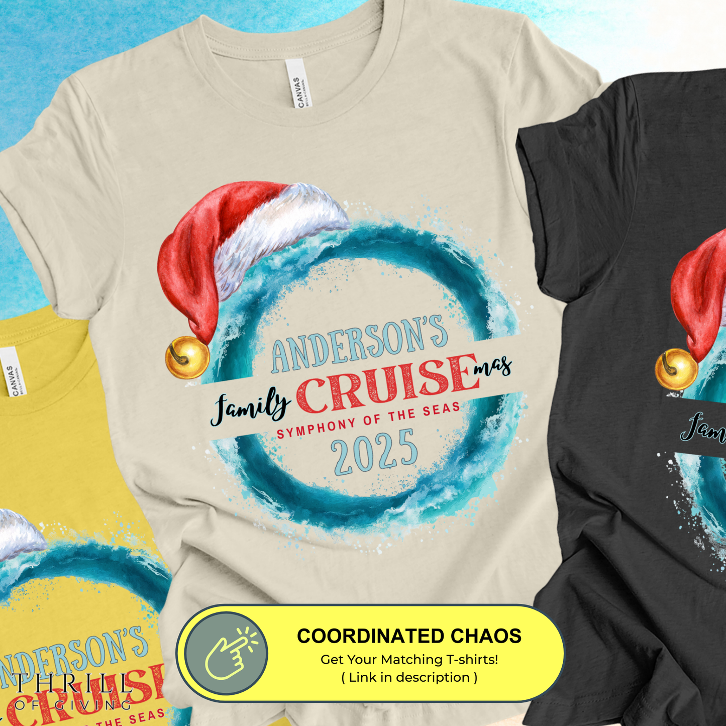 Cruise Door Magnets - Personalized Christmas Matching Family Cruise
