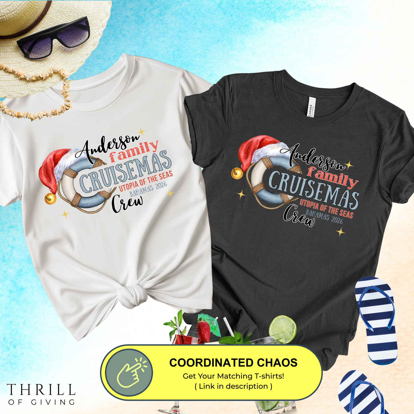 Cruise Door Magnets - Personalized Christmas Family Crew