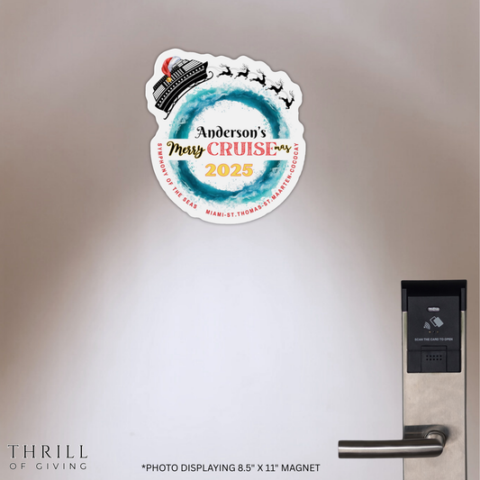 Cruise Door Magnets - Custom Christmas Matching Family Cruise