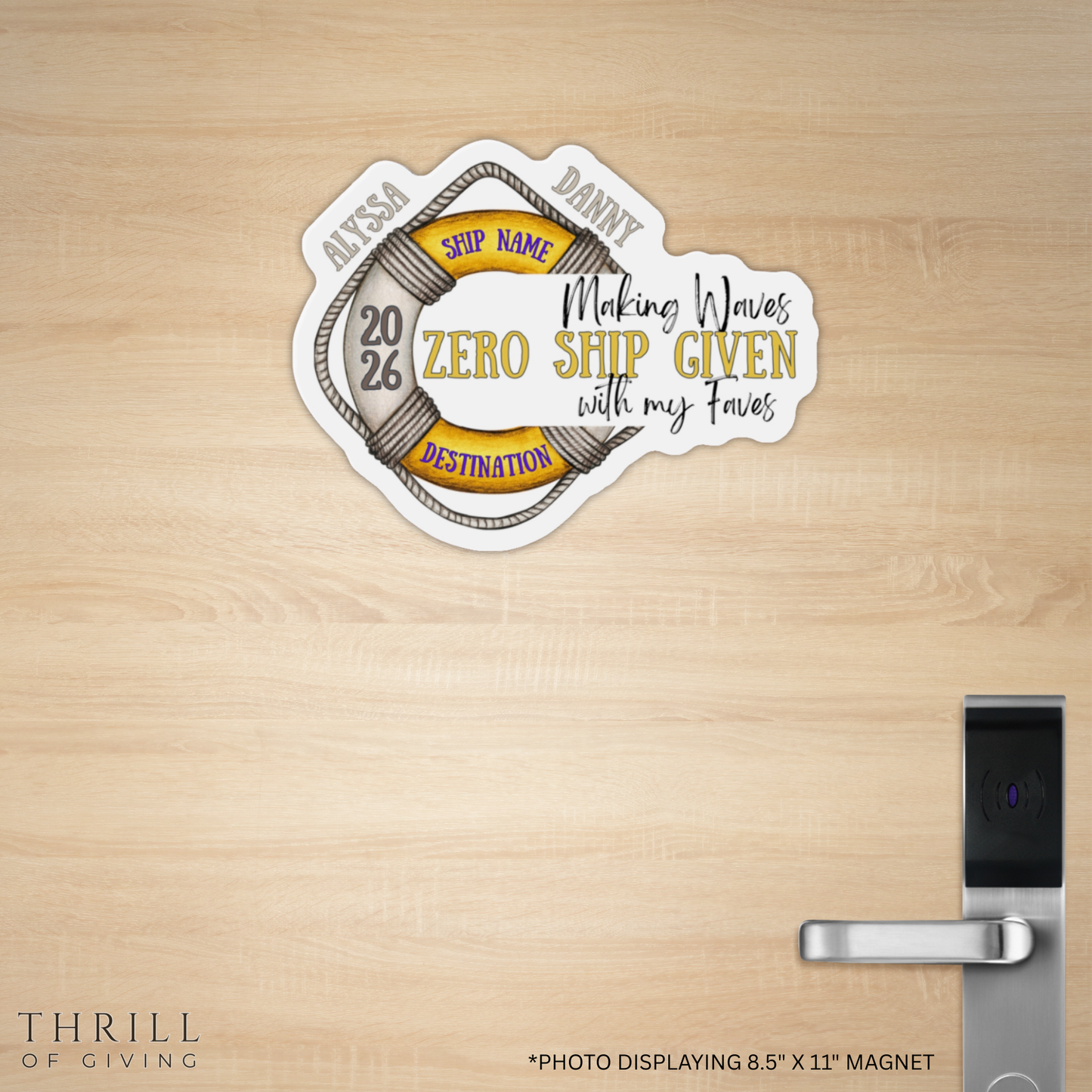 Funny Cruise Door Magnets