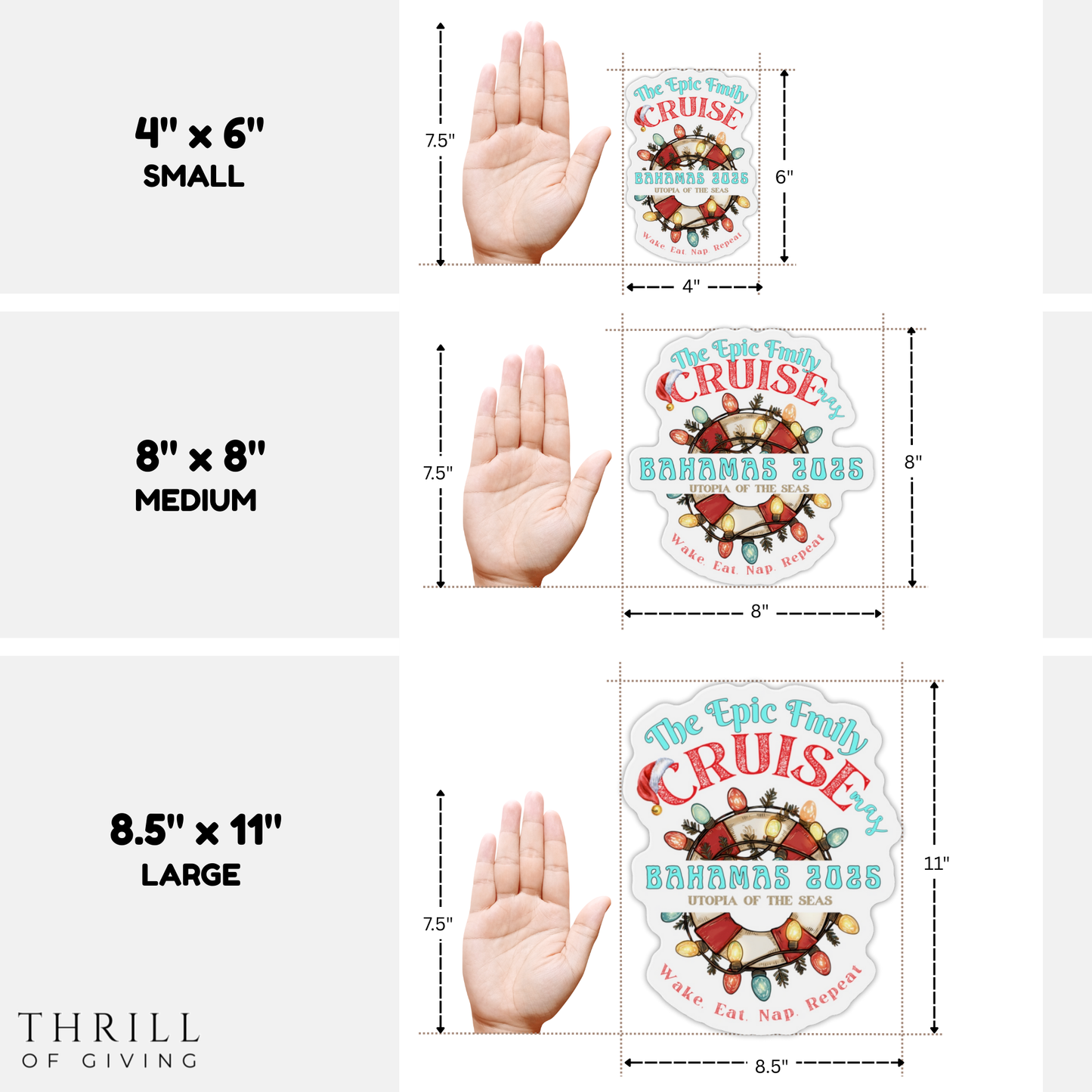 Cruise Door Magnets - Christmas custom Matching Family