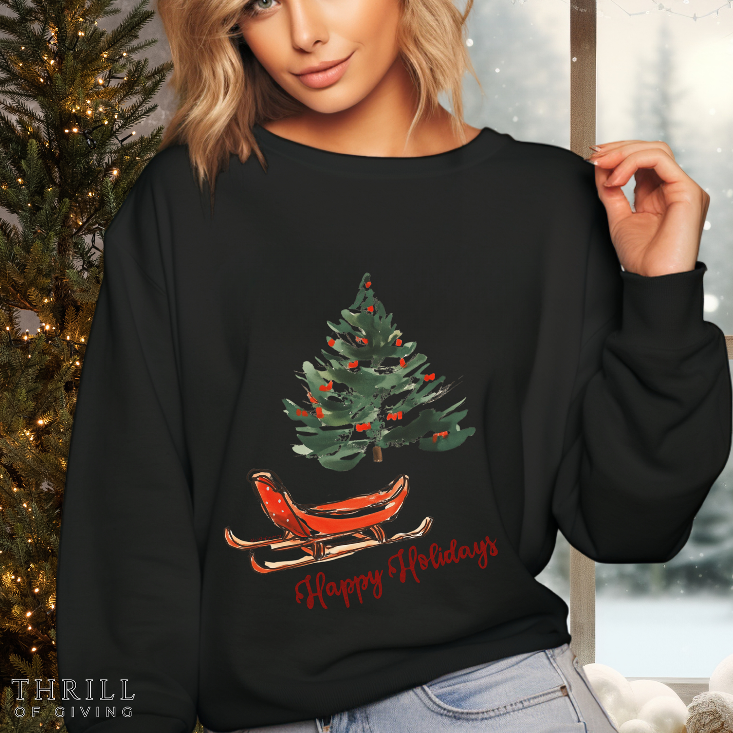 Retro Christmas Sweatshirt