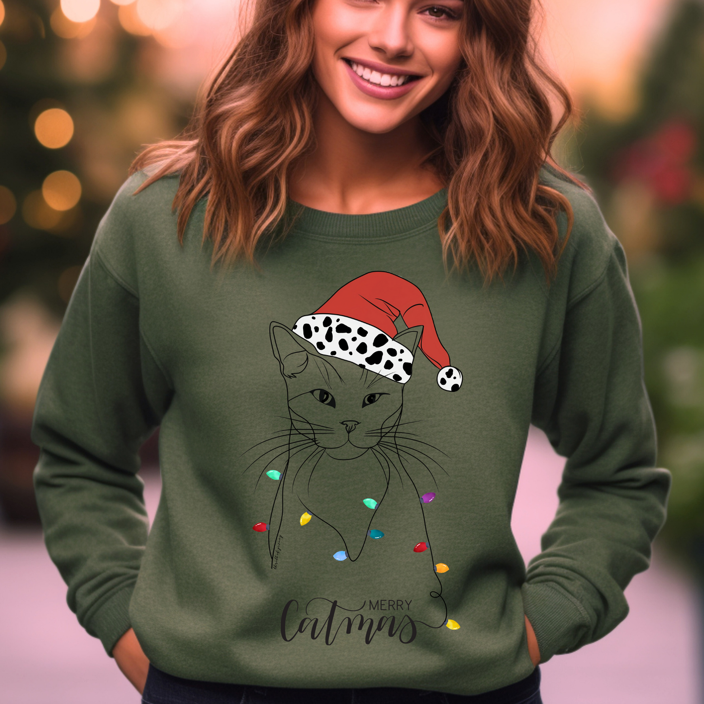 Merry Catmas Sweatshirt