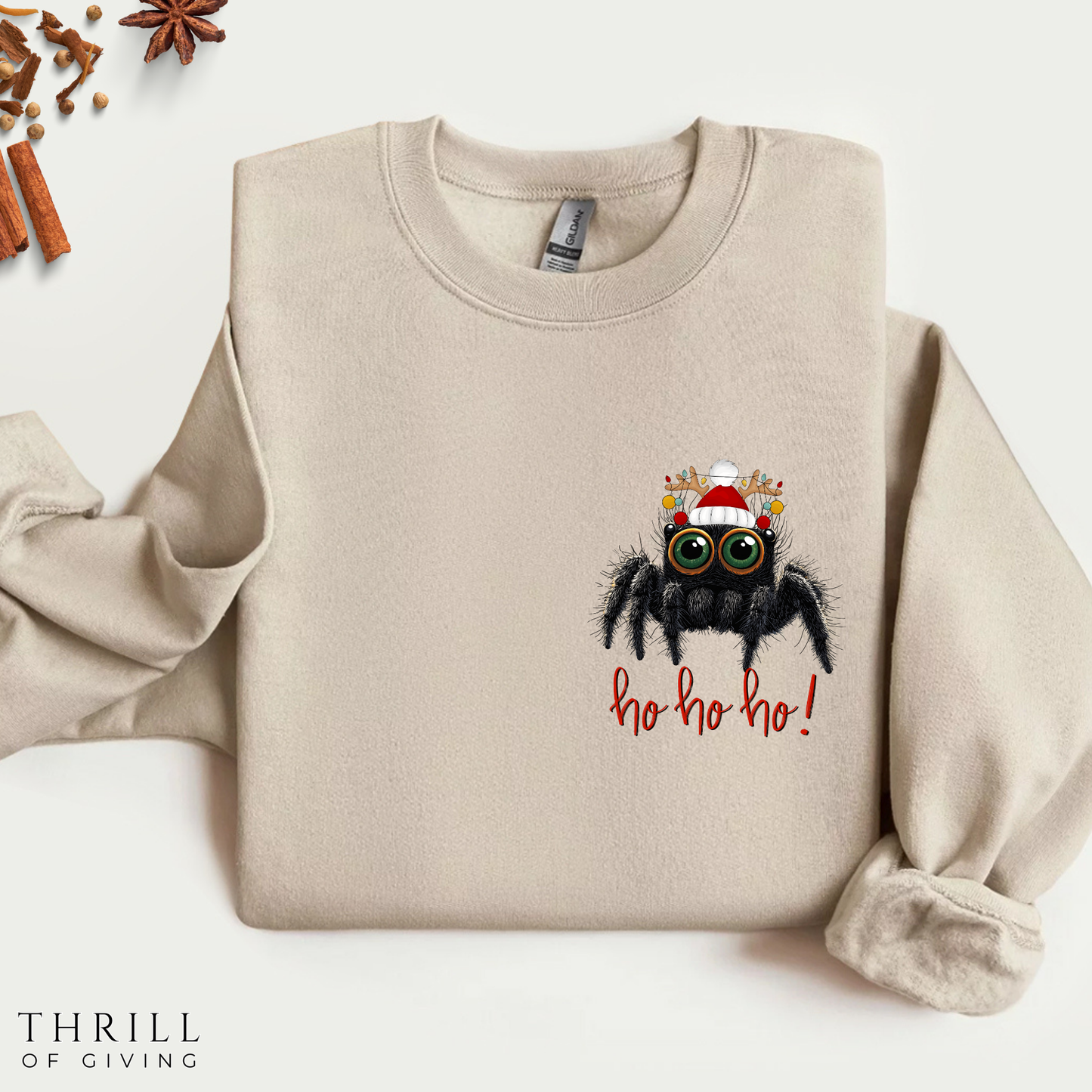 Christmas Spider Sweatshirt