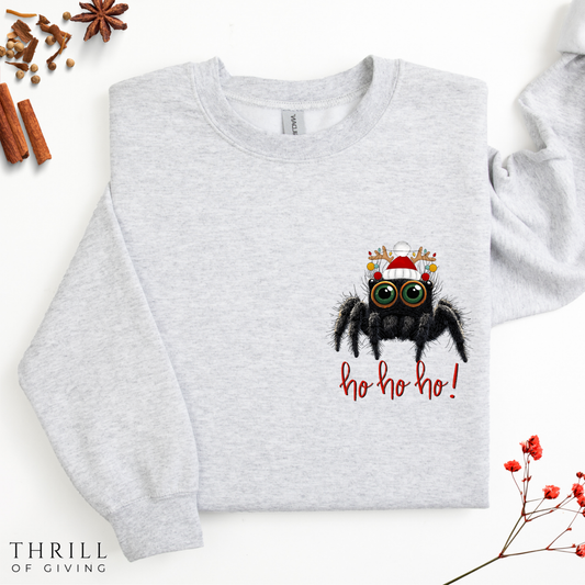 Christmas Spider Sweatshirt