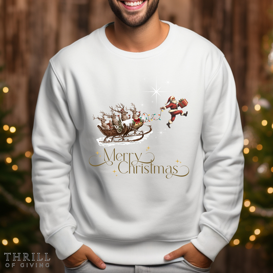 Chill Deer Christmas Sweatshirt