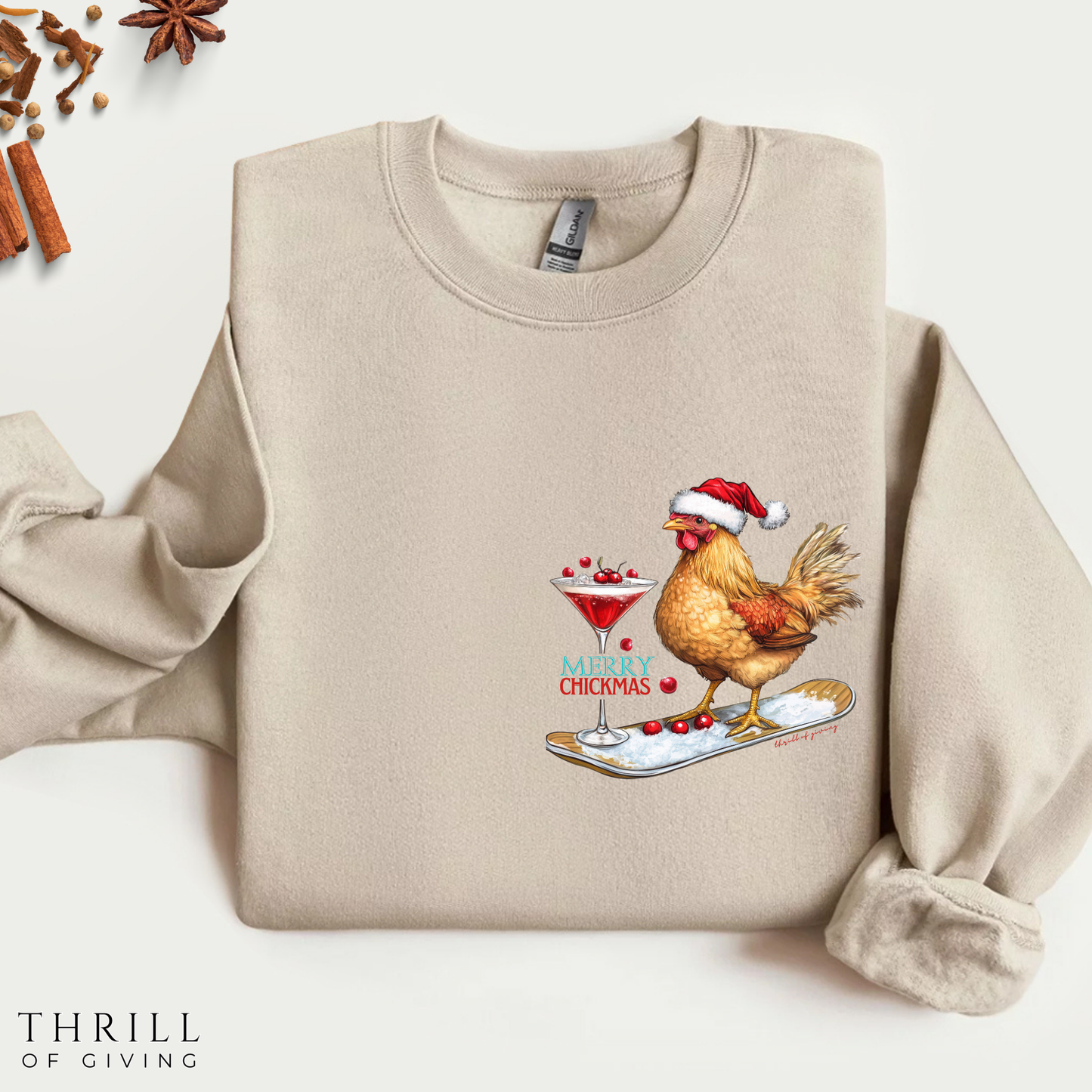 Merry CHICKmas sweater