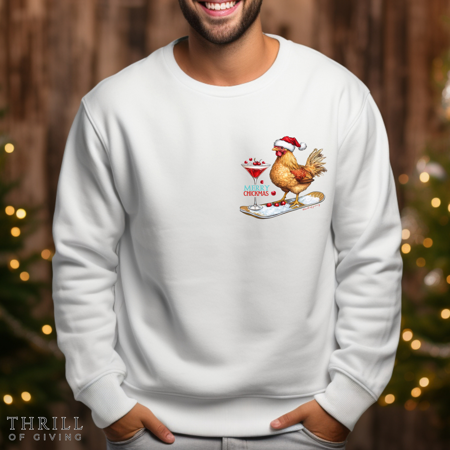Merry CHICKmas sweater