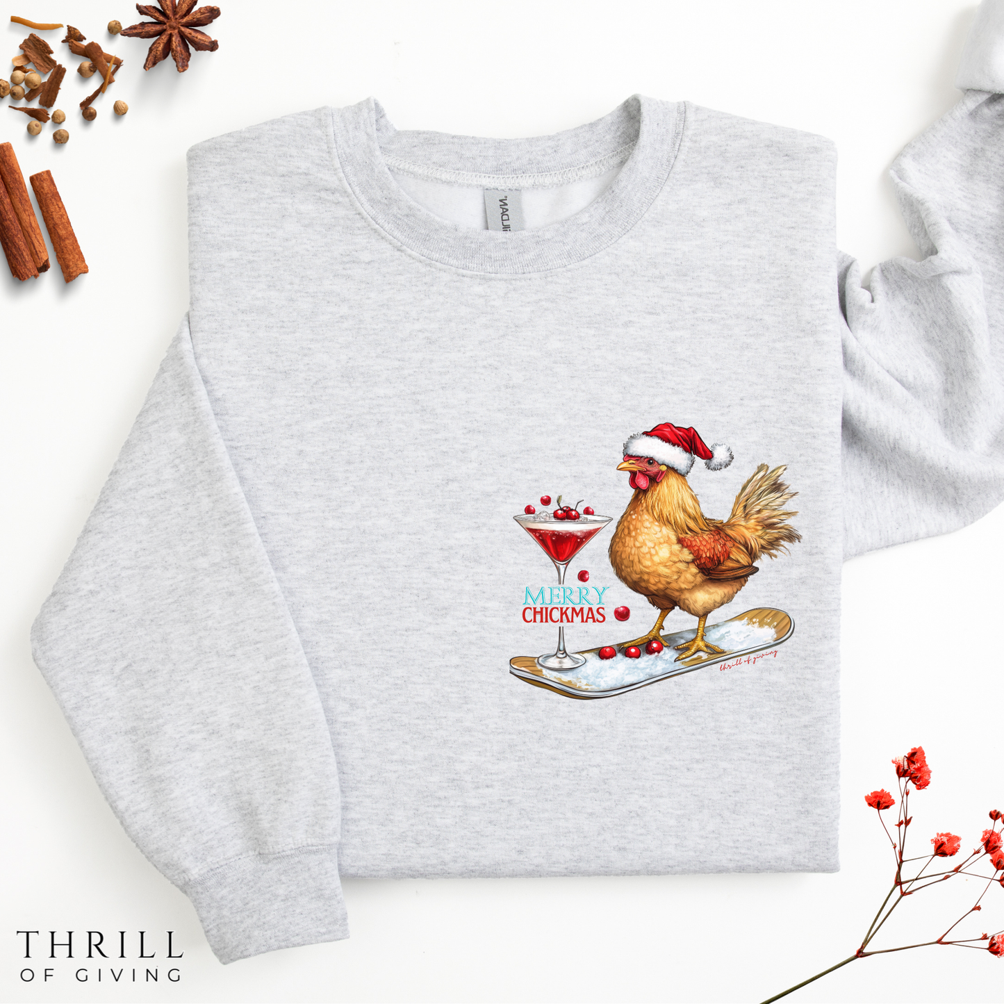 Merry CHICKmas sweater