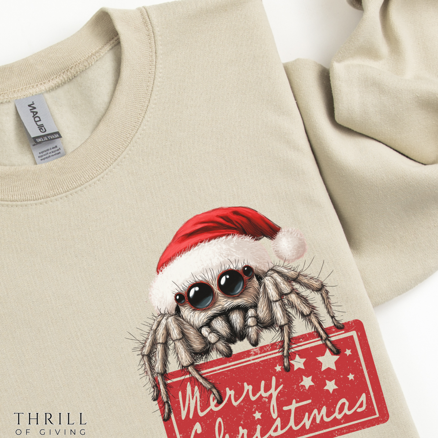 Jumping SPIDER Christmas Sweatshirt