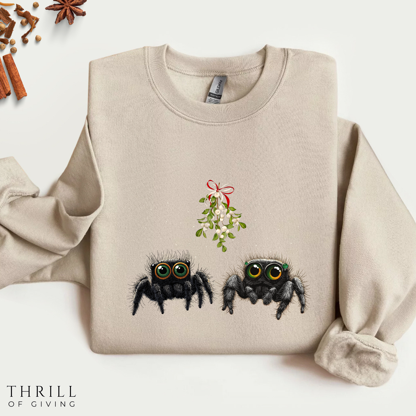 SPIDER Mistletoe Sweatshirt