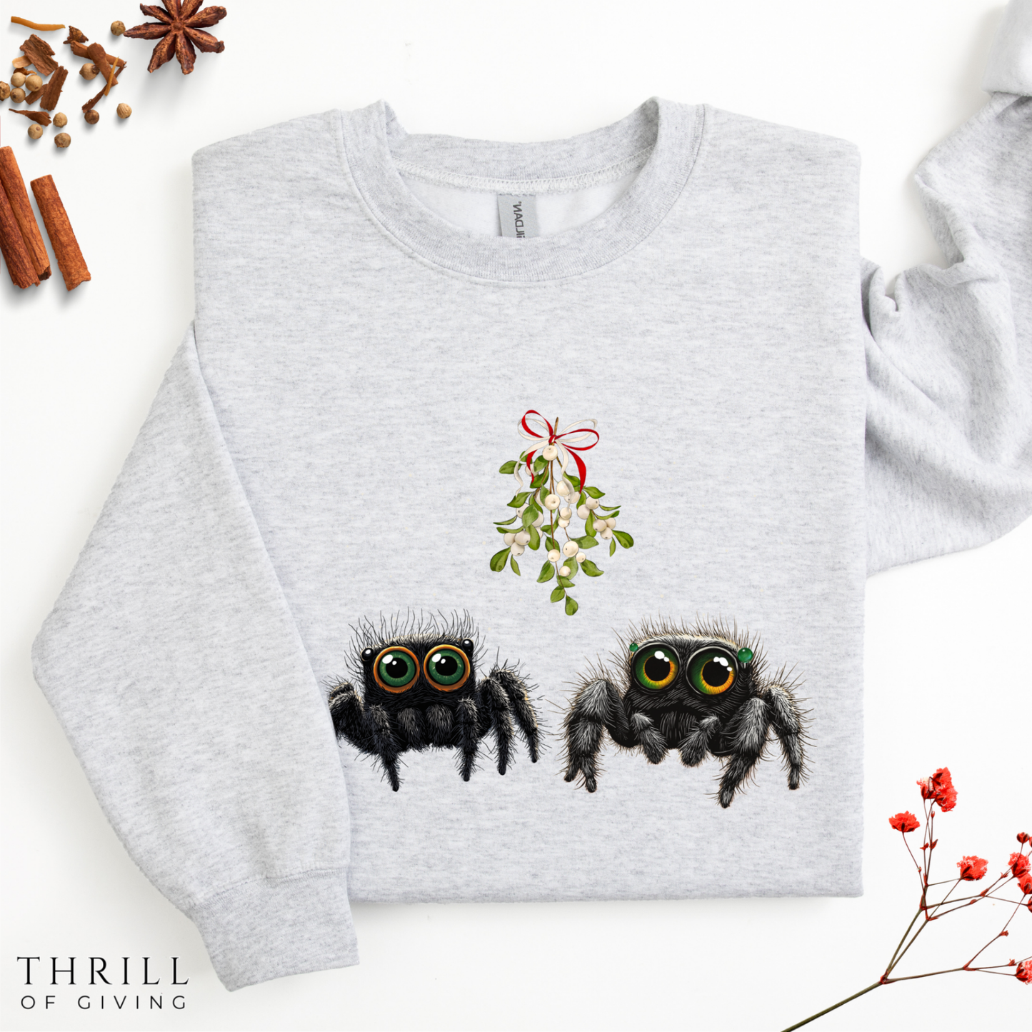 SPIDER Mistletoe Sweatshirt