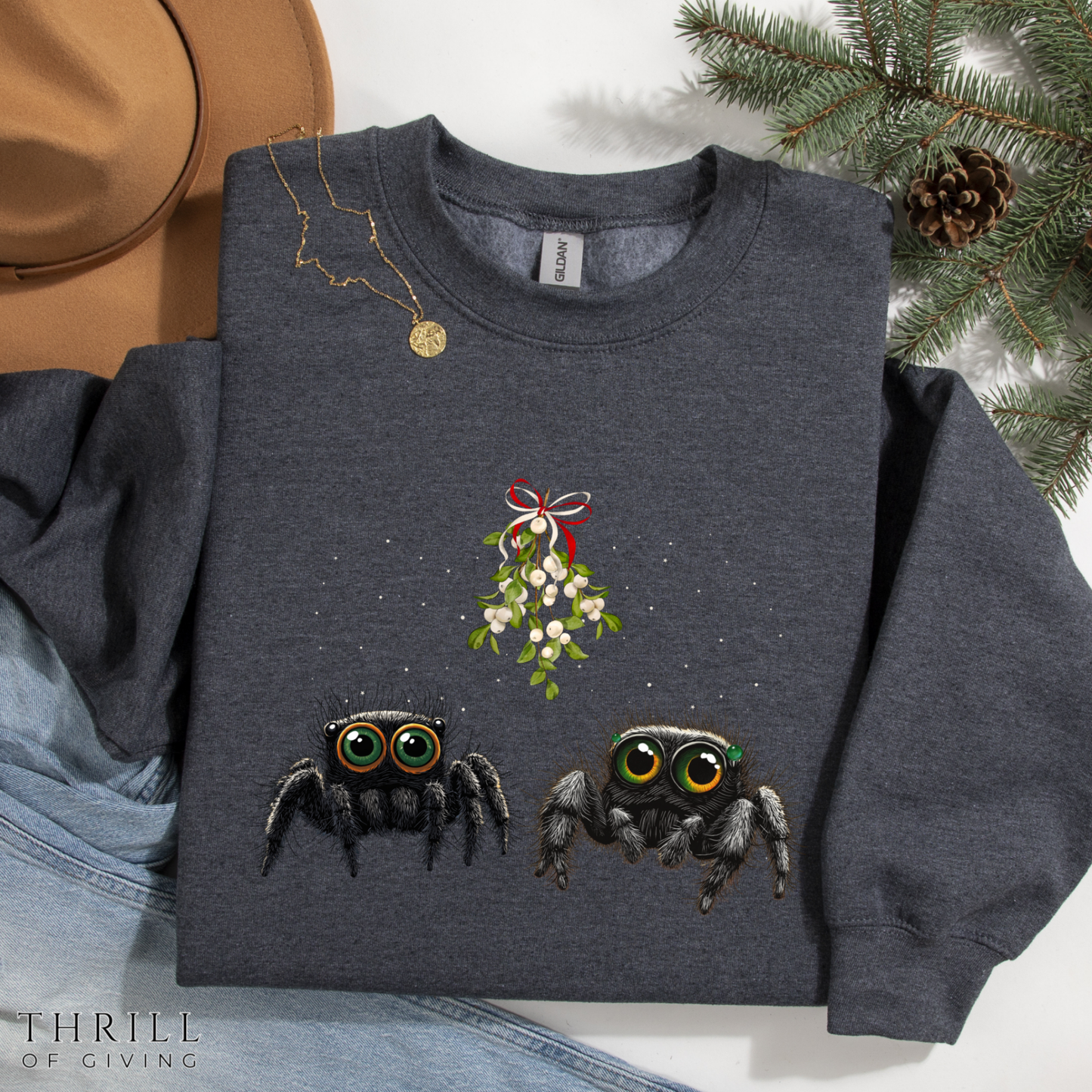 SPIDER Mistletoe Sweatshirt