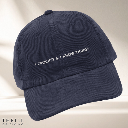 Crocheter Vintage - Corduroy Cap