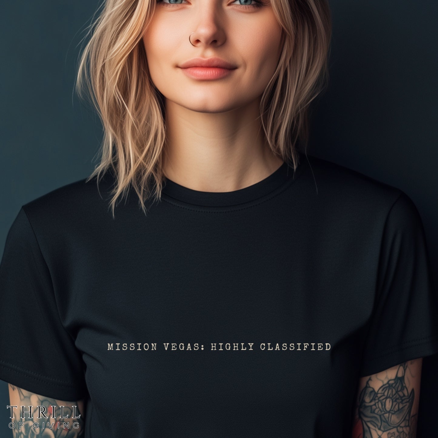MISSION VEGAS: HIGHLY CLASSIFIED - Funny Las Vegas T-shirt