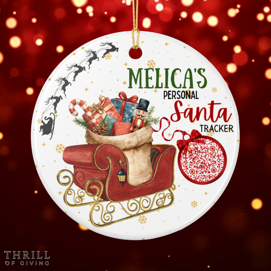 Kid's Santa Tracker Ornament