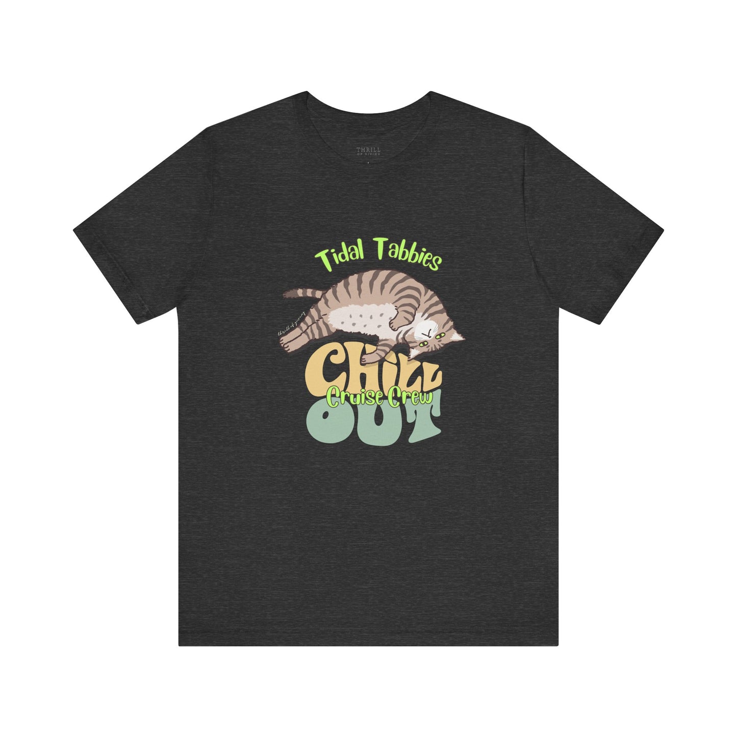 Funny Tidal Tabbies Cruise Crew T-shirt