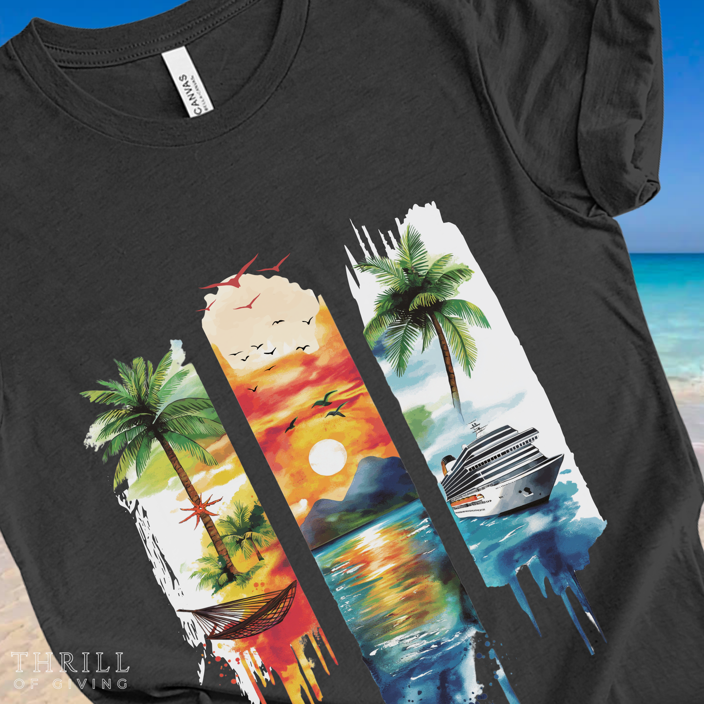 Watercolor Cruise T-shirt