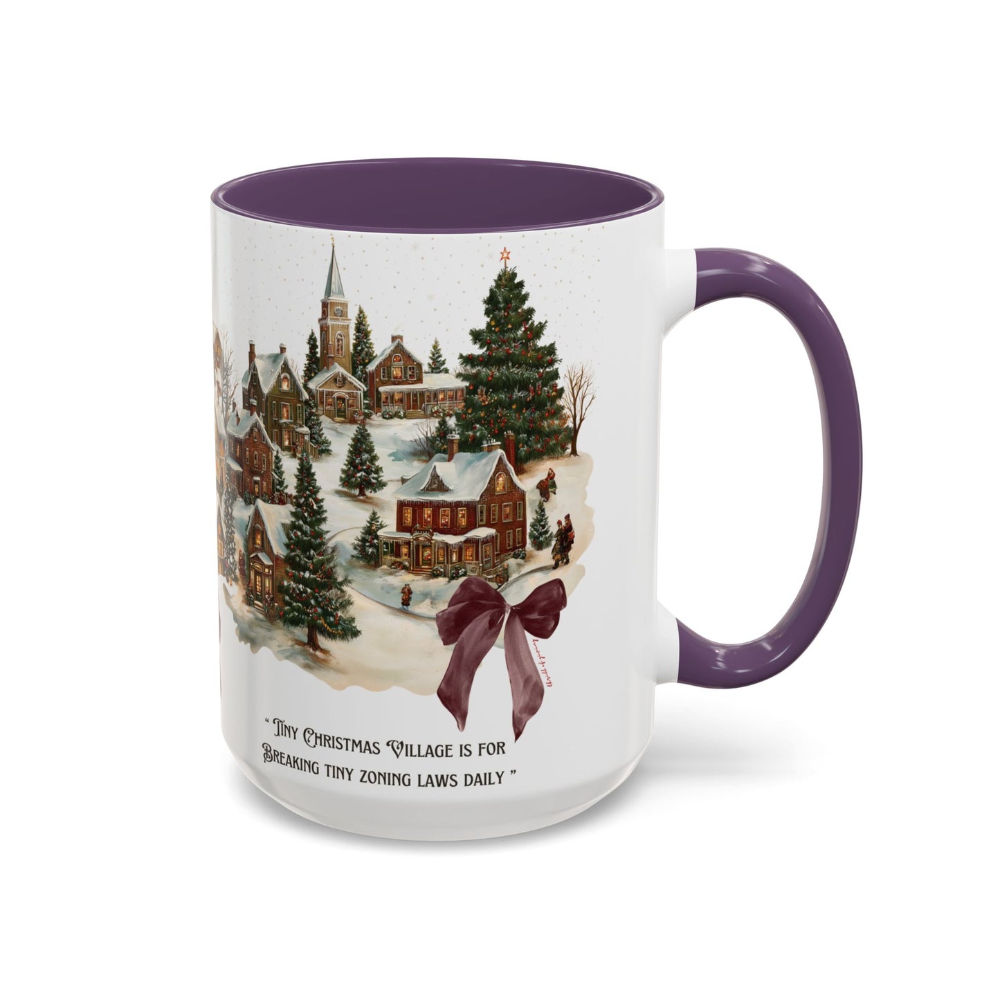 Tiny Christmas Village Mug