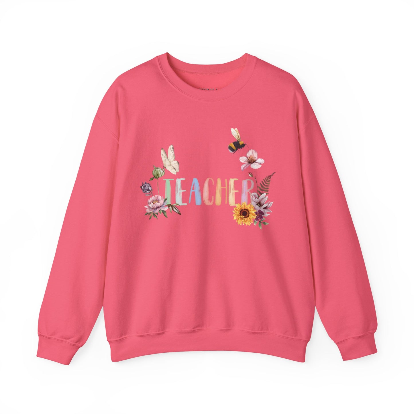 Wildflower Watercolor Teacher Sweatshirt