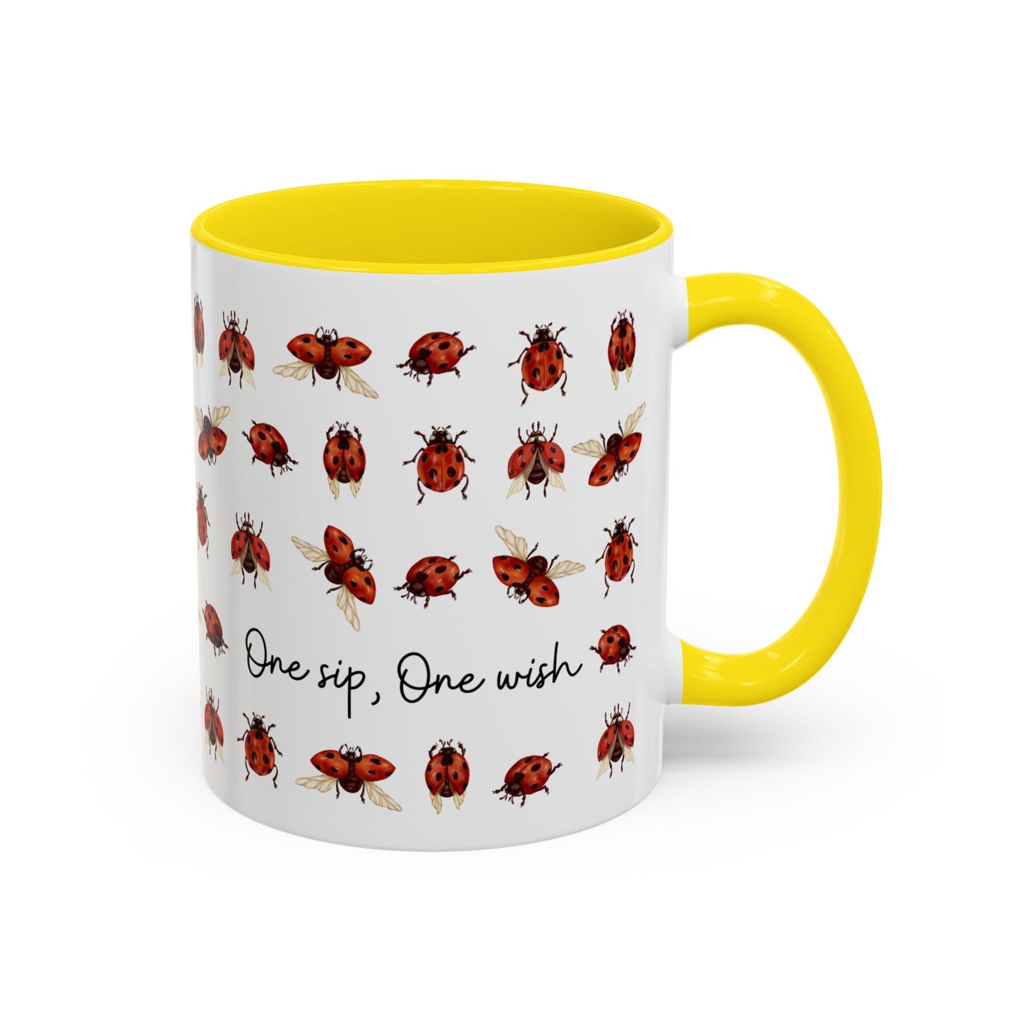 Ladybug Mug - One Sip, One Wish