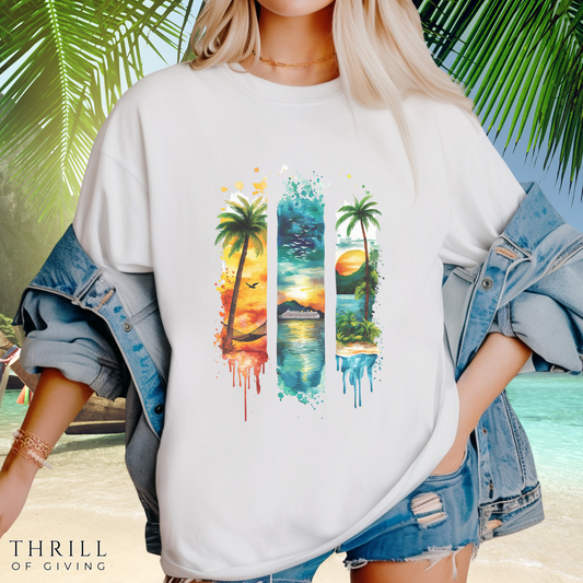 Watercolor Brush Cruise T-shirt