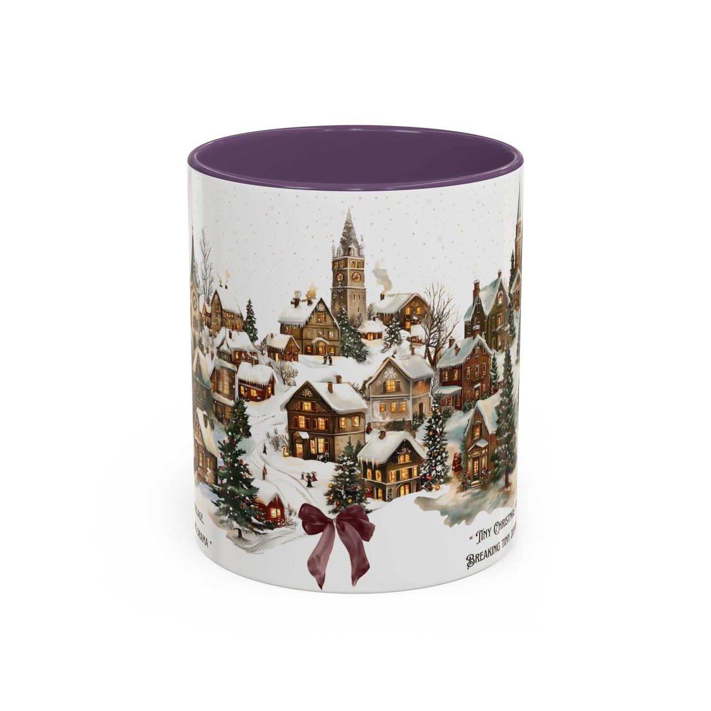 Tiny Christmas Village Mug