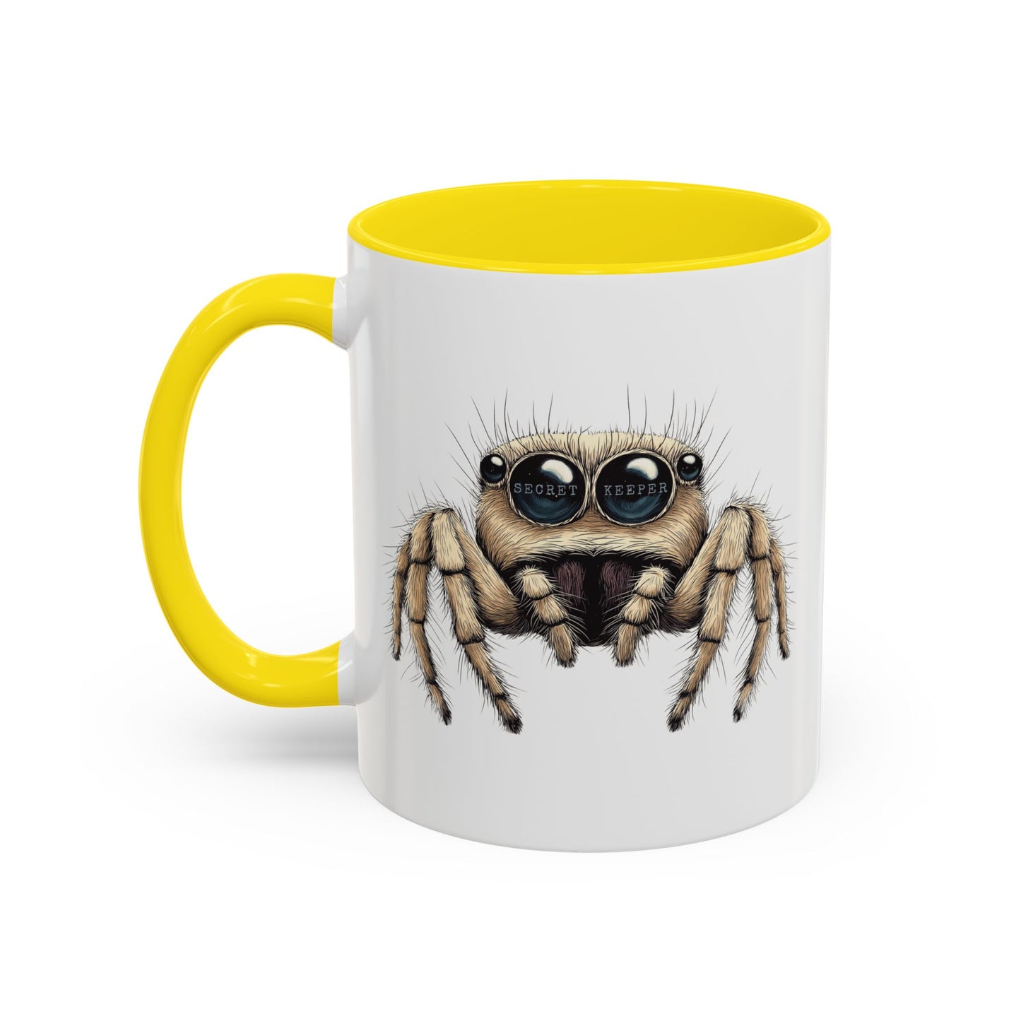 Cute Jumping Spider Mug - SECRET KEEPER