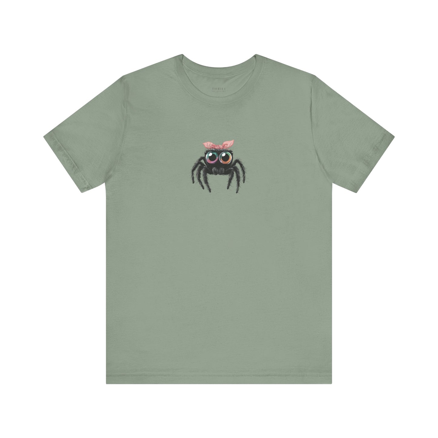 Pink Bow Jumping Spider T-shirt