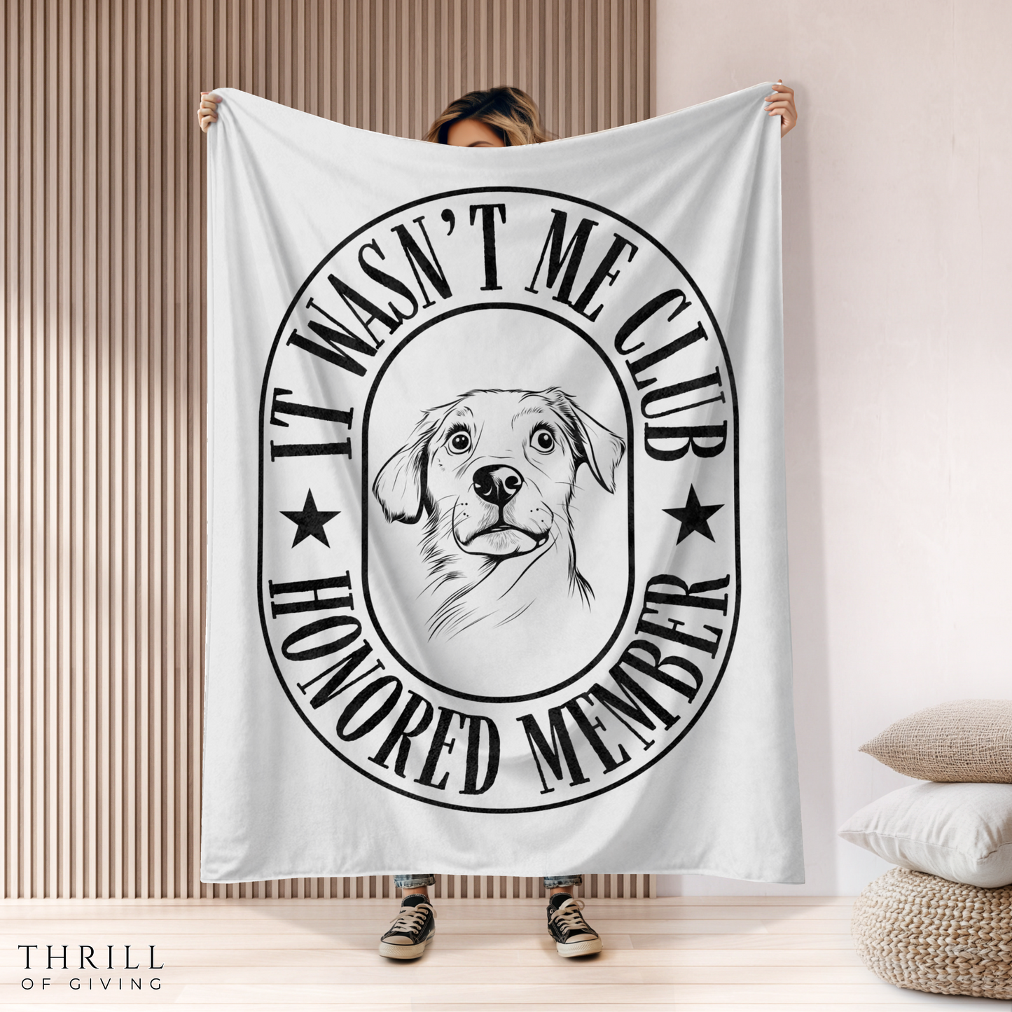 Funny Dog Blanket - It wasn't me!