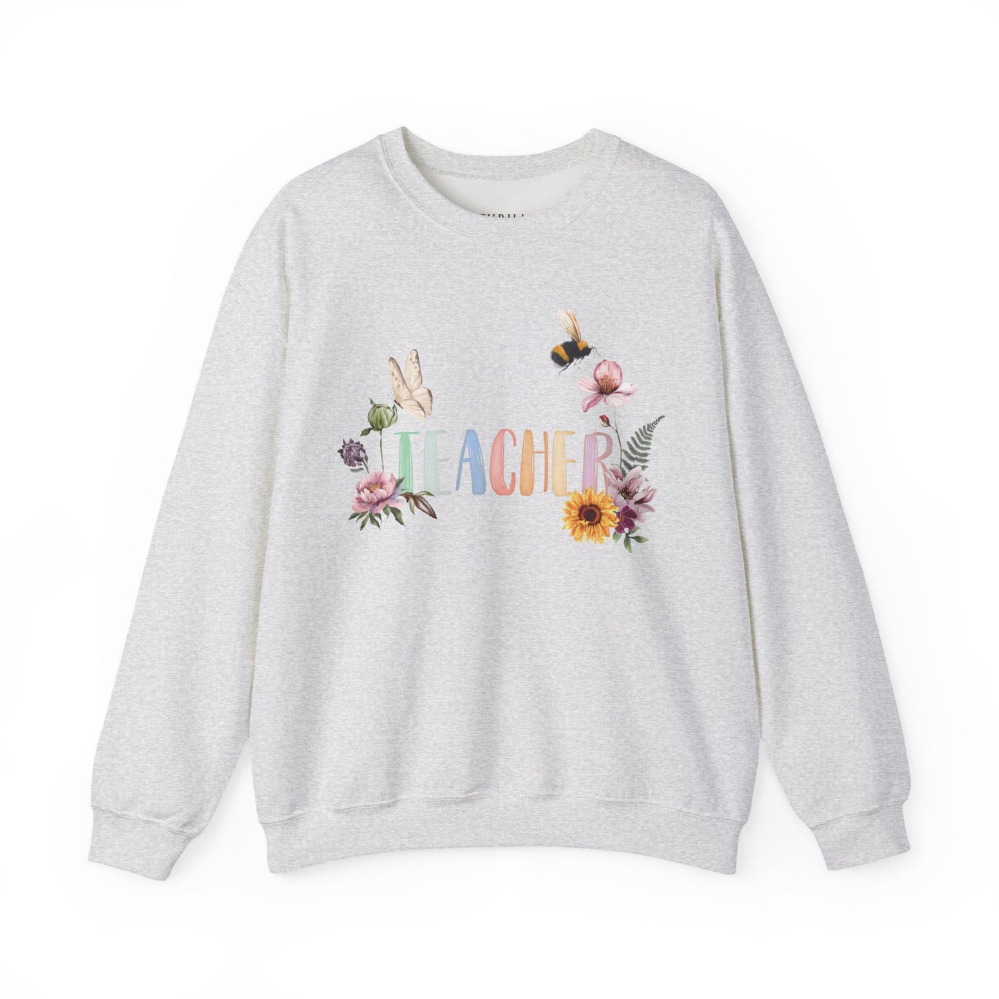 Wildflower Watercolor Teacher Sweatshirt