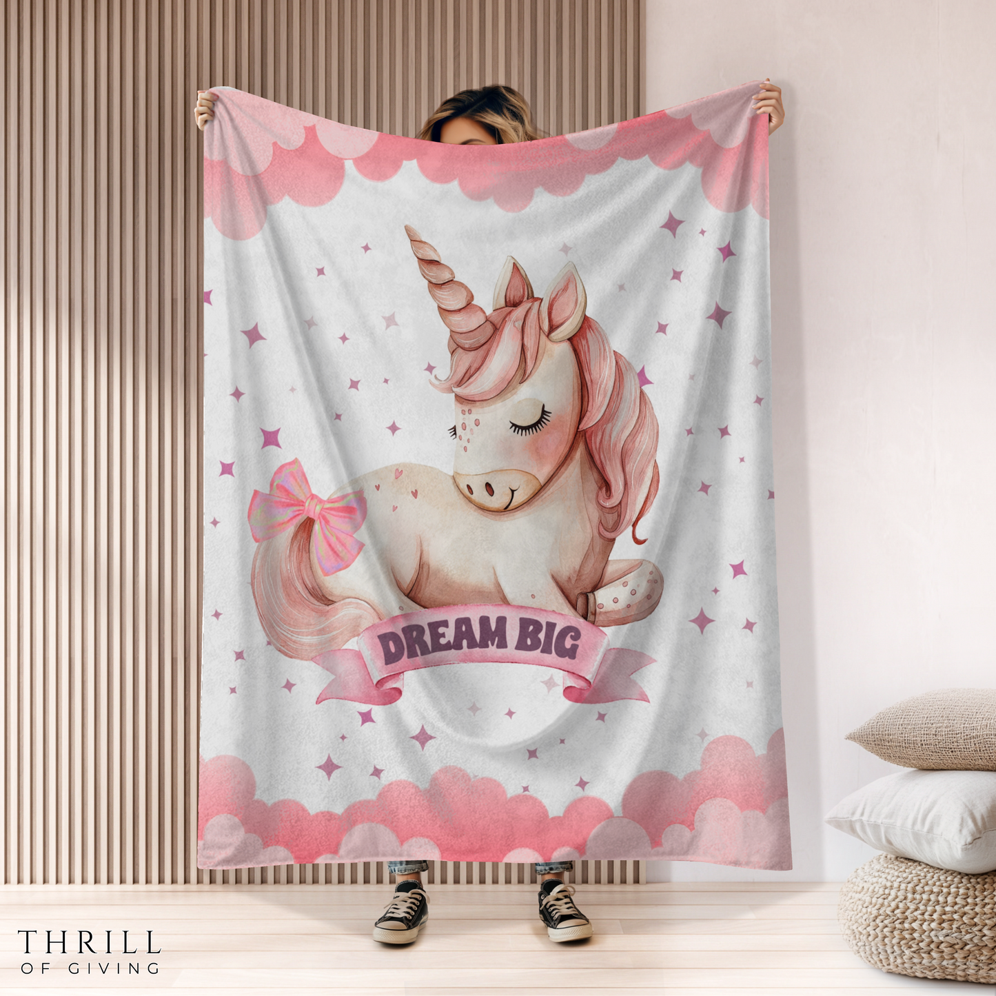 Baby Girl Unicorn Blanket
