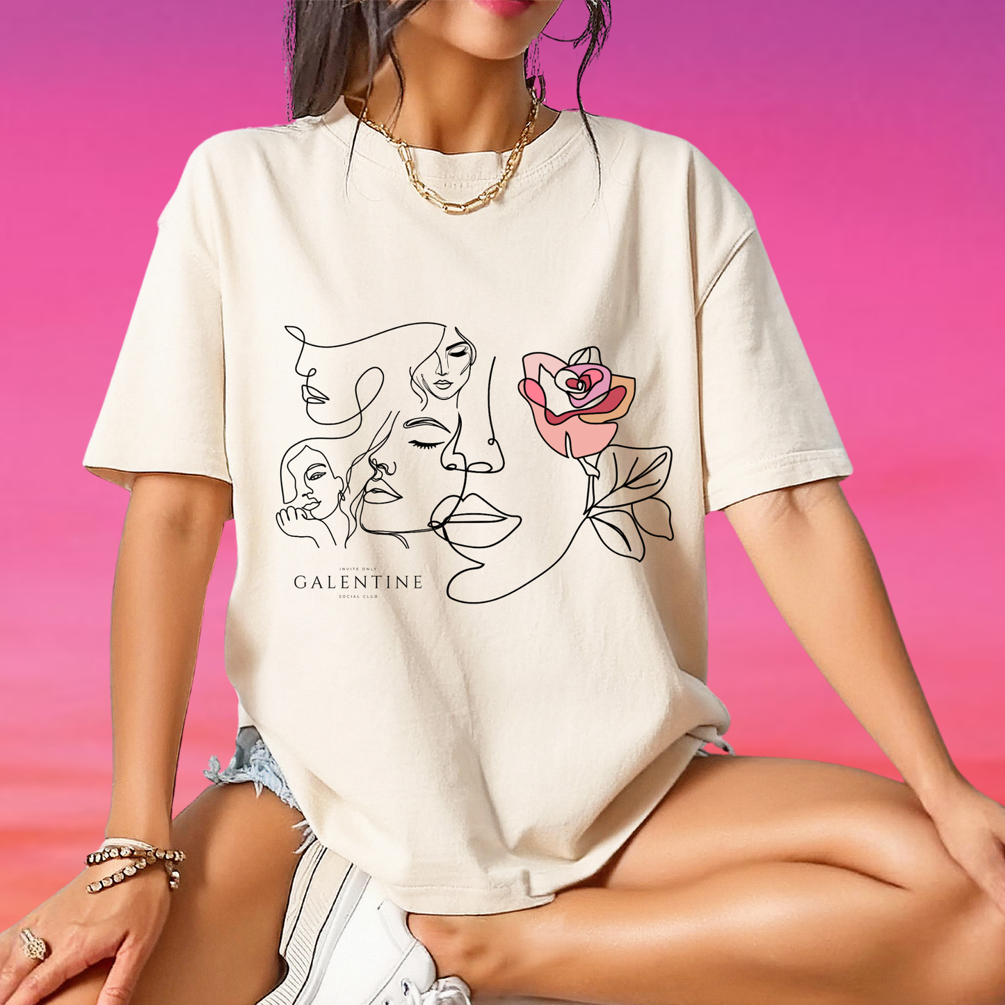 Galentine Social club T-shirt