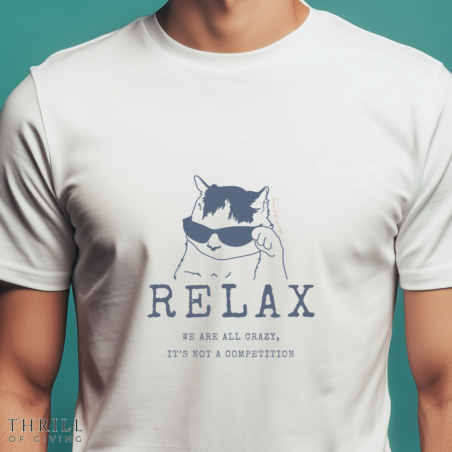 Relax - We are all CRAZY, it's not a competition T-shirt