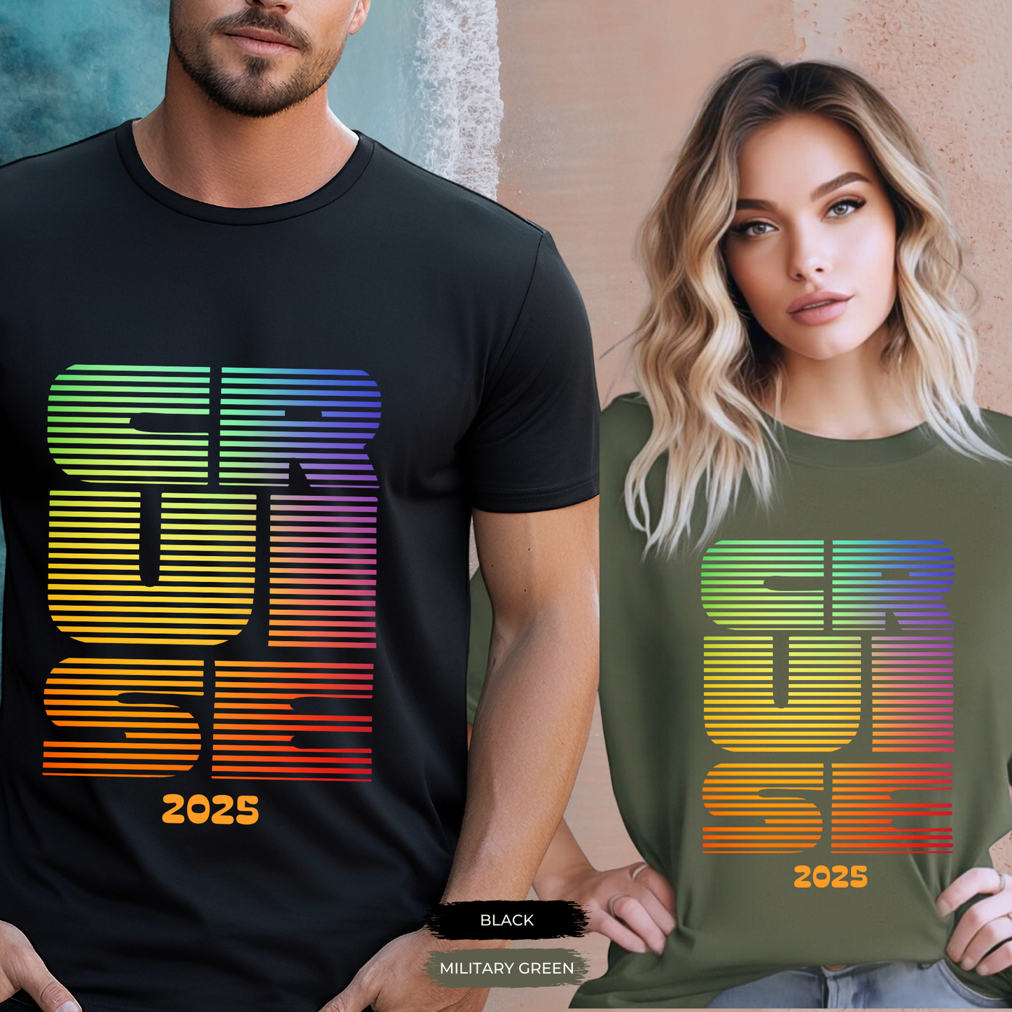 Neon Matching Cruise T-shirt