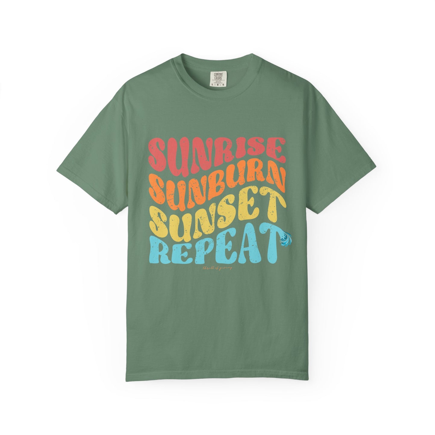 Sunrise-Sunburn-Sunset-Repeat T-shirt